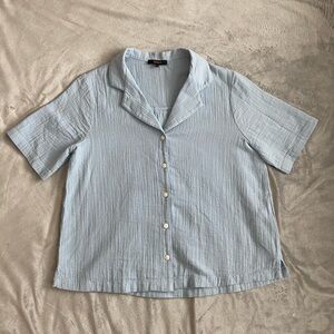 Quince 100% Organic Cotton Gauze Short Sleeve Shirt